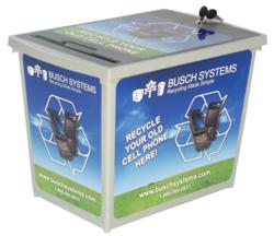 e-waste, e waste collection, cell phone recycling, cell phone container.
